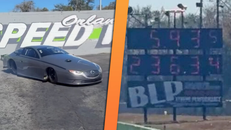 Ротарный рекордсмен: Mazda 13B-Powered Drag Car