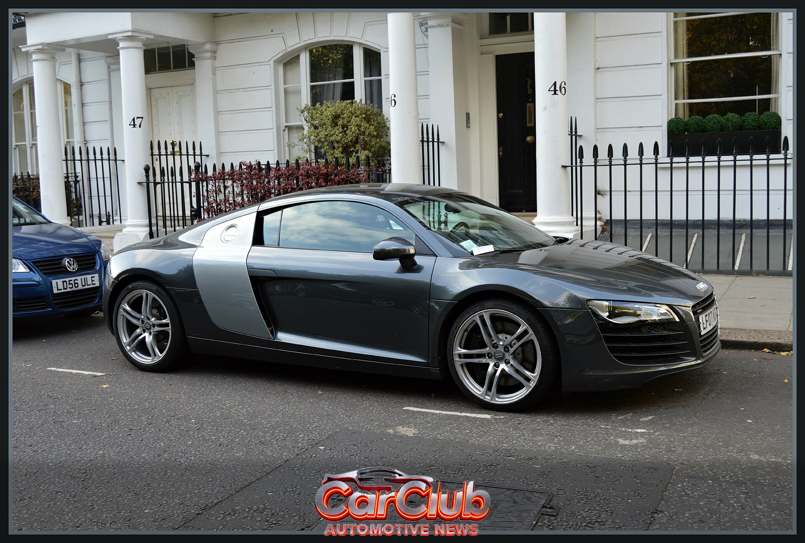 Audi R8 на улицах Лондона