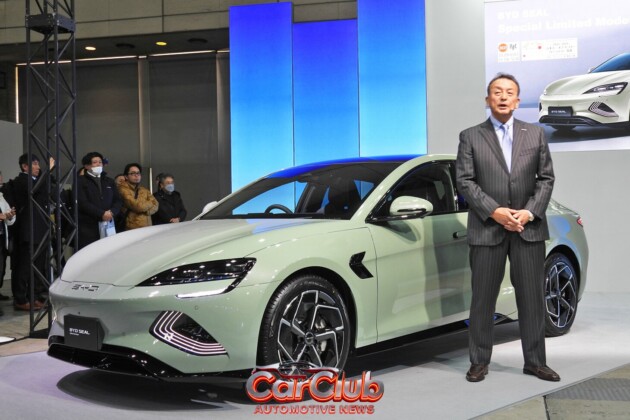Китайская волна в Макухари: BYD привёз на Tokyo Auto Salon 2025 кроссовер Sealion 7 и эксклюзивный Seal цвета Pale Green — изображение 4