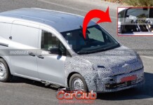 Салон Renault Kangoo 2027 раскрыт шпионскими фото: цифровые экраны вместо аналоговых