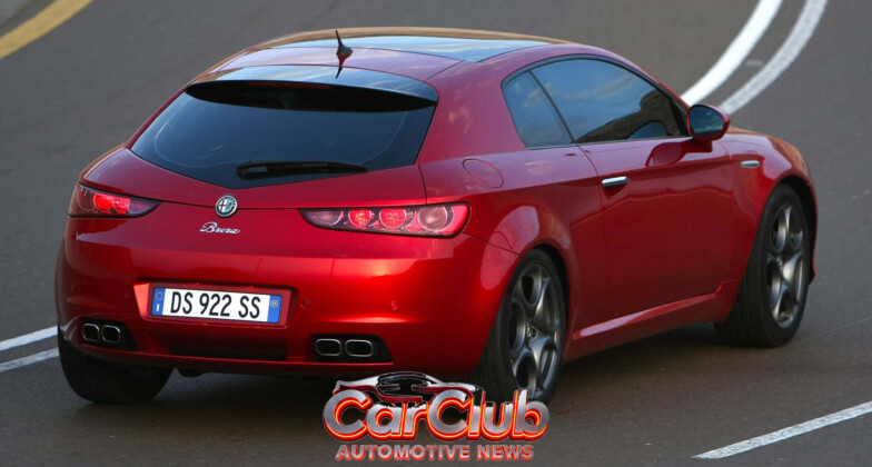 Alfa Romeo Brera, вид сзади