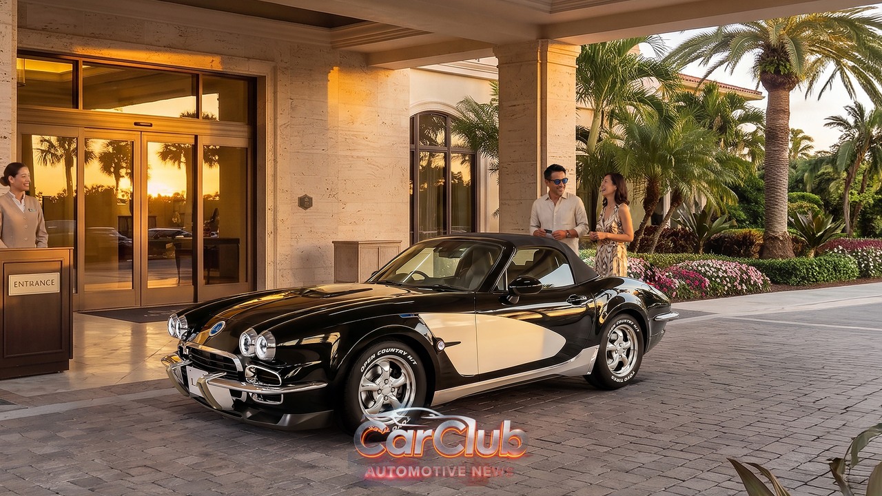 Чёрный Mitsuoka LA1, вид спереди